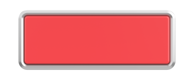 Üç boyutlu düğme. Boş tuş. 3B illüstrasyon.