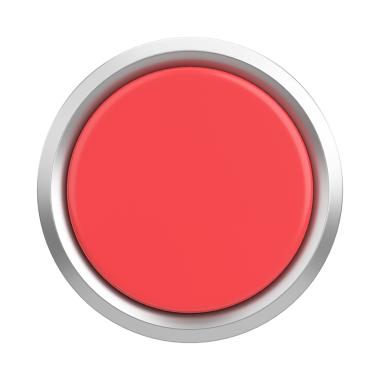 Üç boyutlu düğme. Boş tuş. 3B illüstrasyon.