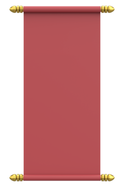 Kaydırma kağıdı. Mesaj kutusu. 3B illüstrasyon.