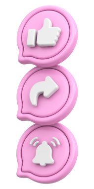 Ortak abonelik simgesi gibi. 3B illüstrasyon.