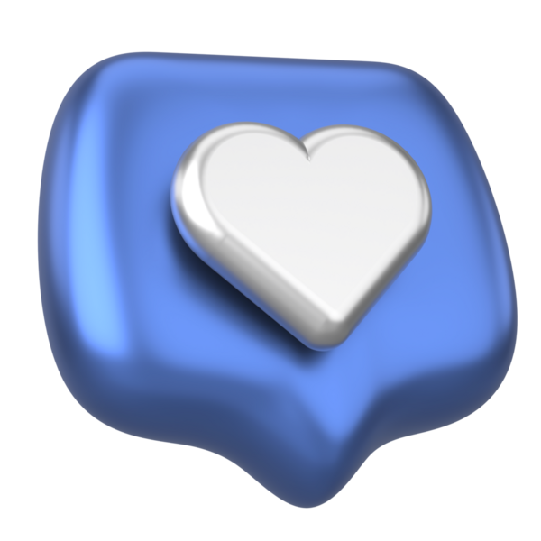 İkon gibi. Düğme gibi. 3B illüstrasyon.