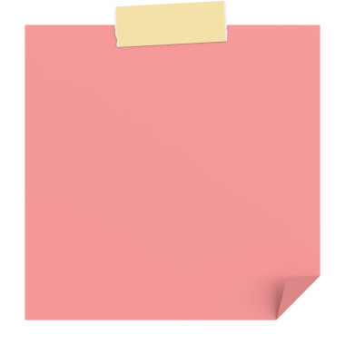 Üç boyutlu not defteri. Yapışkan bir not. 3B illüstrasyon.