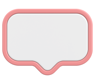 Konuşma balonu. Sohbet balonu. 3B illüstrasyon.