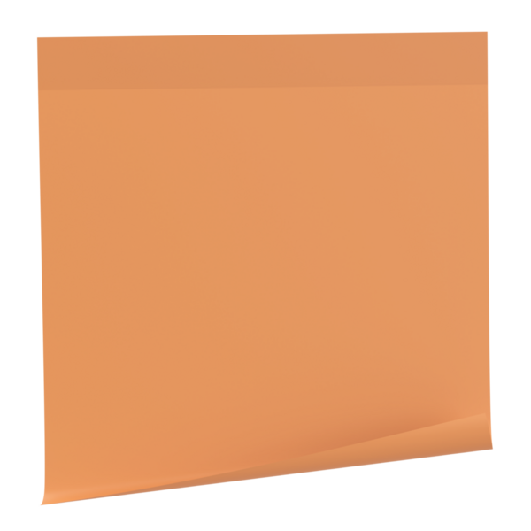 Üç boyutlu not defteri. Yapışkan bir not. 3B illüstrasyon.