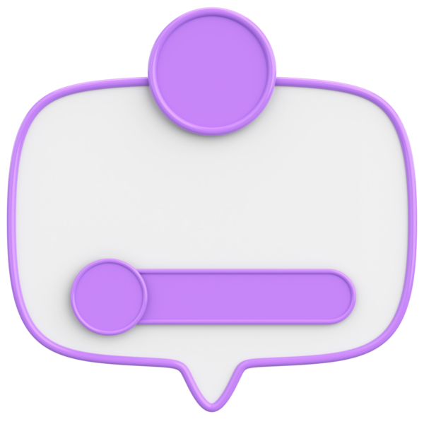 Profil kutusu. Sosyal medya profili. 3B illüstrasyon.