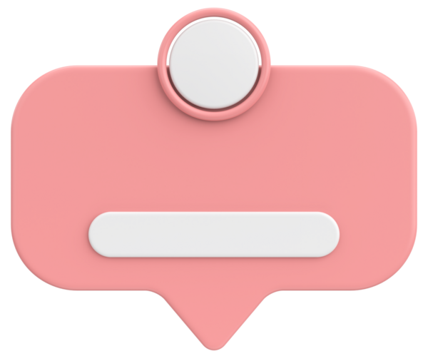 Profil kutusu. Sosyal medya profili. 3B illüstrasyon.