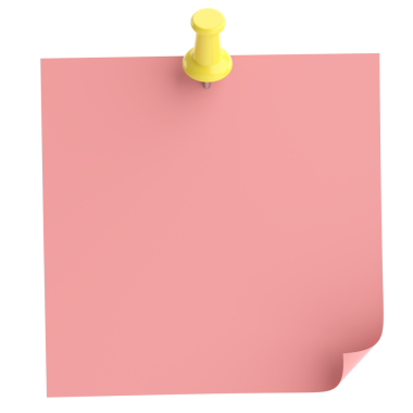 Üç boyutlu not defteri. Yapışkan bir not. 3B illüstrasyon.