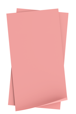 Üç boyutlu not defteri. Yapışkan bir not. 3B illüstrasyon.