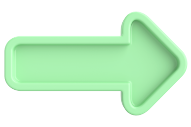 Sonraki düğme. Devam et düğmesi. 3B illüstrasyon.