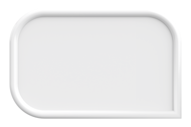 Fiyat etiketi Mesaj kutusu. 3B illüstrasyon.