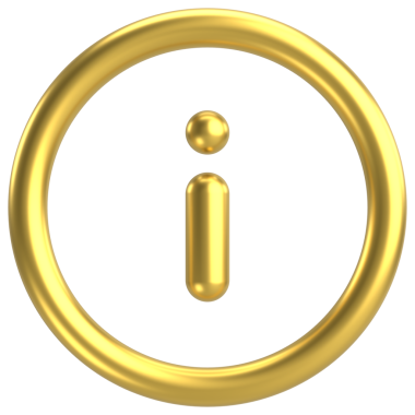 Bilgi simgesi. Bilgi düğmesi. 3B illüstrasyon.