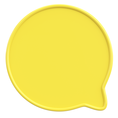 Konuşma balonu. Mesaj kutusu. 3B illüstrasyon.