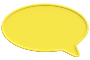 Konuşma balonu. Mesaj kutusu. 3B illüstrasyon.