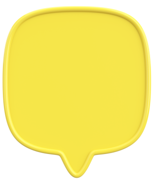 Konuşma balonu. Mesaj kutusu. 3B illüstrasyon.