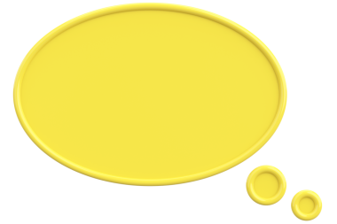 Konuşma balonu. Mesaj kutusu. 3B illüstrasyon.