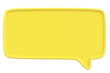 Konuşma balonu. Mesaj kutusu. 3B illüstrasyon.