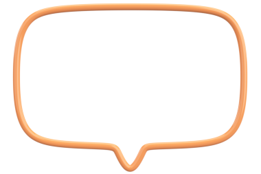 Konuşma balonu. Mesaj kutusu. 3B illüstrasyon.