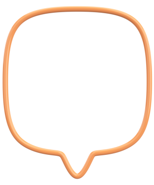 Konuşma balonu. Mesaj kutusu. 3B illüstrasyon.