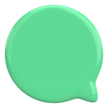 Konuşma balonu. Mesaj kutusu. 3B illüstrasyon.