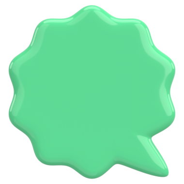 Konuşma balonu. Mesaj kutusu. 3B illüstrasyon.