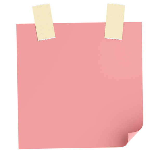 Üç boyutlu not defteri. Yapışkan bir not. 3B illüstrasyon.