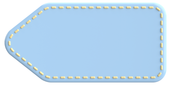 Fiyat etiketi Fiyat etiketi 3B illüstrasyon.