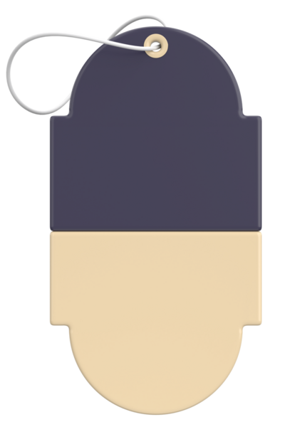 İndirimli etiket. Satış afişi. 3B illüstrasyon.