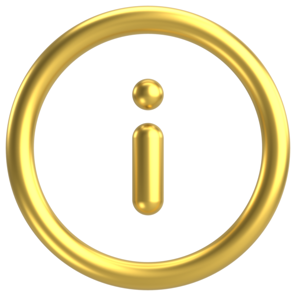 Bilgi simgesi. Bilgi düğmesi. 3B illüstrasyon.