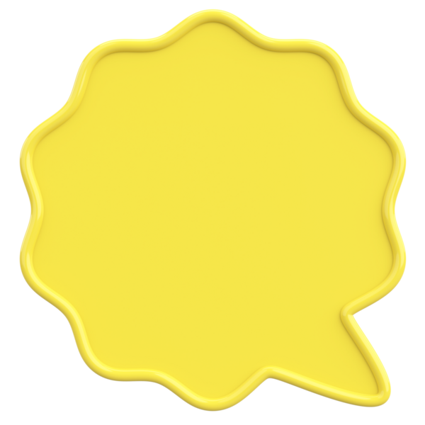 Konuşma balonu. Mesaj kutusu. 3B illüstrasyon.