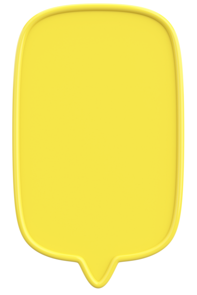 Konuşma balonu. Mesaj kutusu. 3B illüstrasyon.