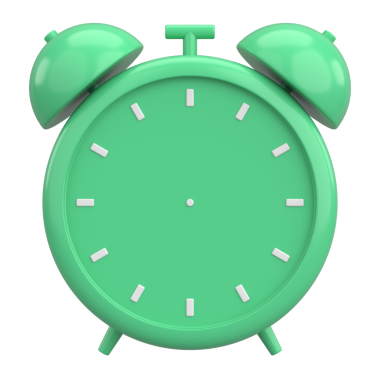 Boş Alarm Saatinin 3B ResmiComment.