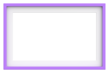 Resim çerçevesi. Manzara çerçevesi. 3B illüstrasyon.