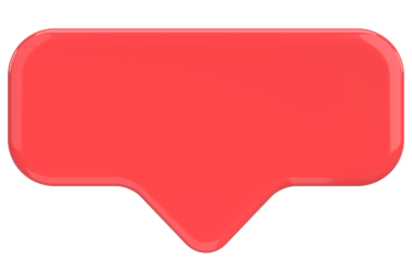 Fiyat etiketi Mesaj kutusu. 3B illüstrasyon.