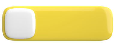 Üç boyutlu düğme. Boş tuş. 3B illüstrasyon.