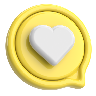 İkon gibi. Düğme gibi. 3B illüstrasyon.