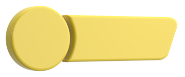 Üç boyutlu düğme. Boş tuş. 3B illüstrasyon.