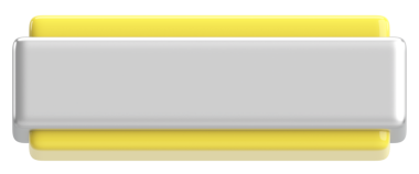Üç boyutlu düğme. Boş tuş. 3B illüstrasyon.