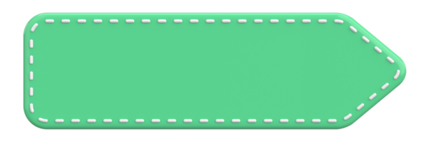 Fiyat etiketi Fiyat etiketi 3B illüstrasyon.