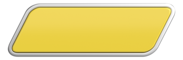 Üç boyutlu düğme. Boş tuş. 3B illüstrasyon.