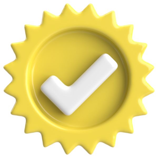 3 boyutlu onay kutusu. İşaretle. 3B illüstrasyon.