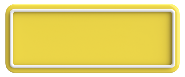 Üç boyutlu düğme. Boş tuş. 3B illüstrasyon.