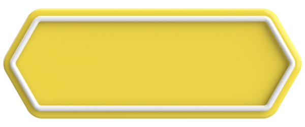 Üç boyutlu düğme. Boş tuş. 3B illüstrasyon.