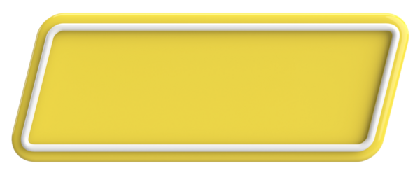 Üç boyutlu düğme. Boş tuş. 3B illüstrasyon.