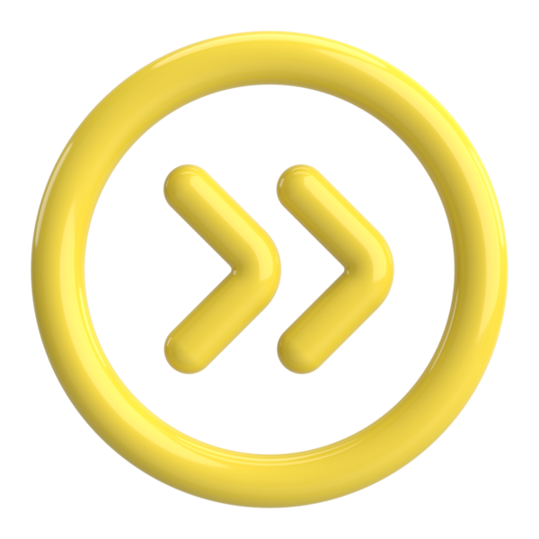 Sonraki düğme. Devam et düğmesi. 3B illüstrasyon.