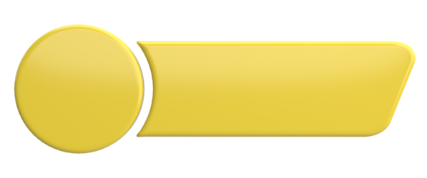 Üç boyutlu düğme. Boş tuş. 3B illüstrasyon.