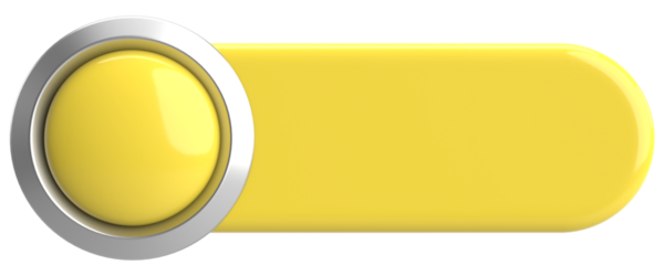 Üç boyutlu düğme. Boş tuş. 3B illüstrasyon.