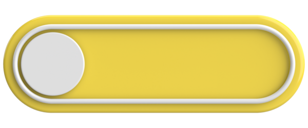 Üç boyutlu düğme. Boş tuş. 3B illüstrasyon.