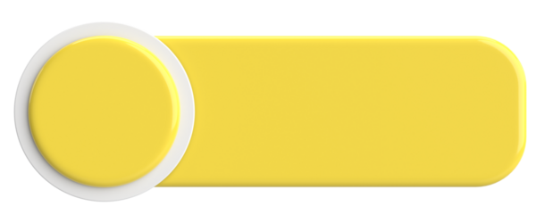 Üç boyutlu düğme. Boş tuş. 3B illüstrasyon.