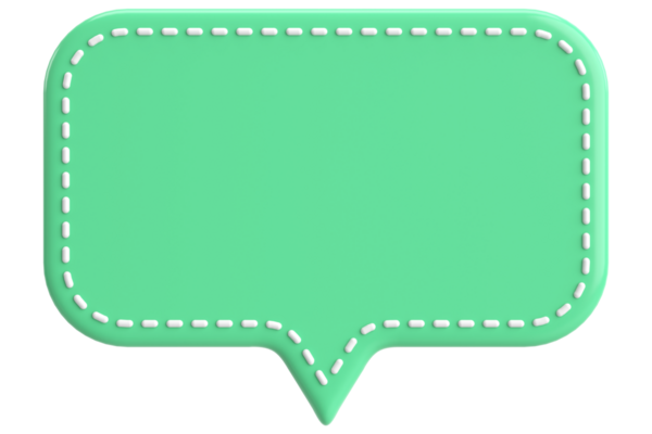 Fiyat etiketi Konuşma balonu. 3B illüstrasyon.