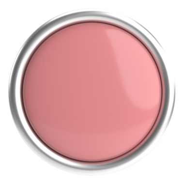 Üç boyutlu daire düğmesi. Boş tuş. 3B illüstrasyon.